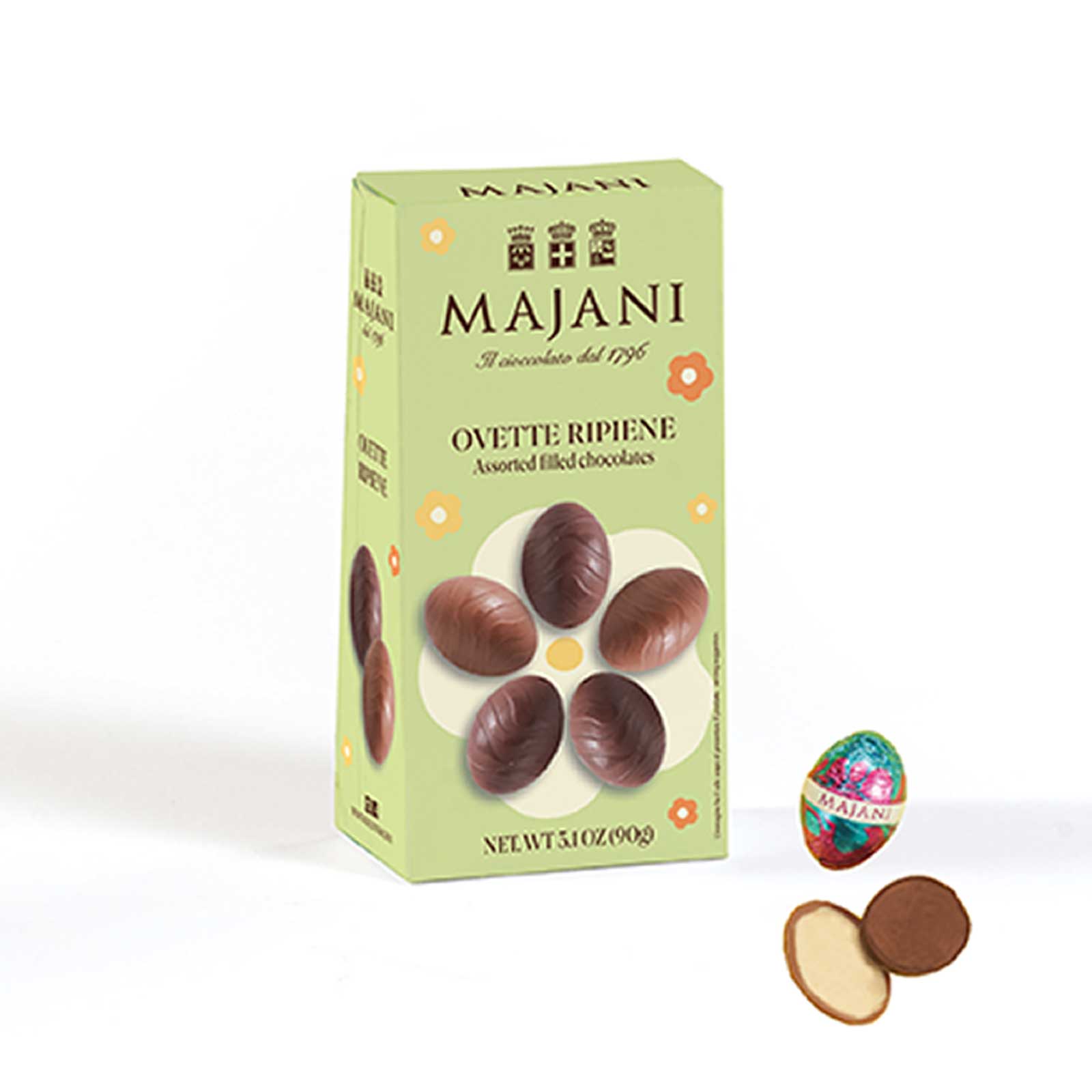 Presentask med chokladägg  – mjölk- & mörk choklad