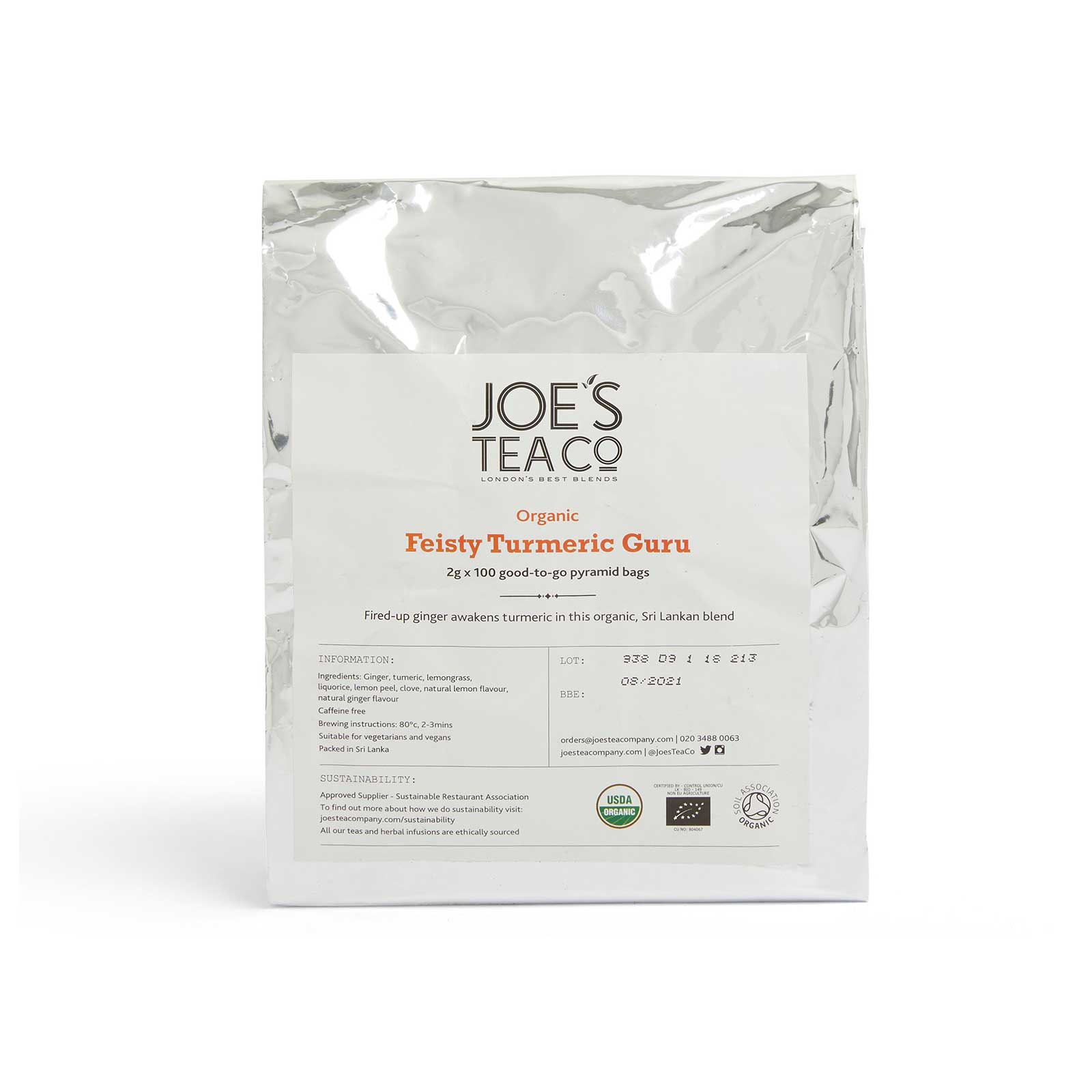 Feisty Turmeric Guru 100p tepåsar – örtte