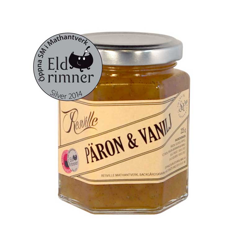 Päron- & vaniljssylt