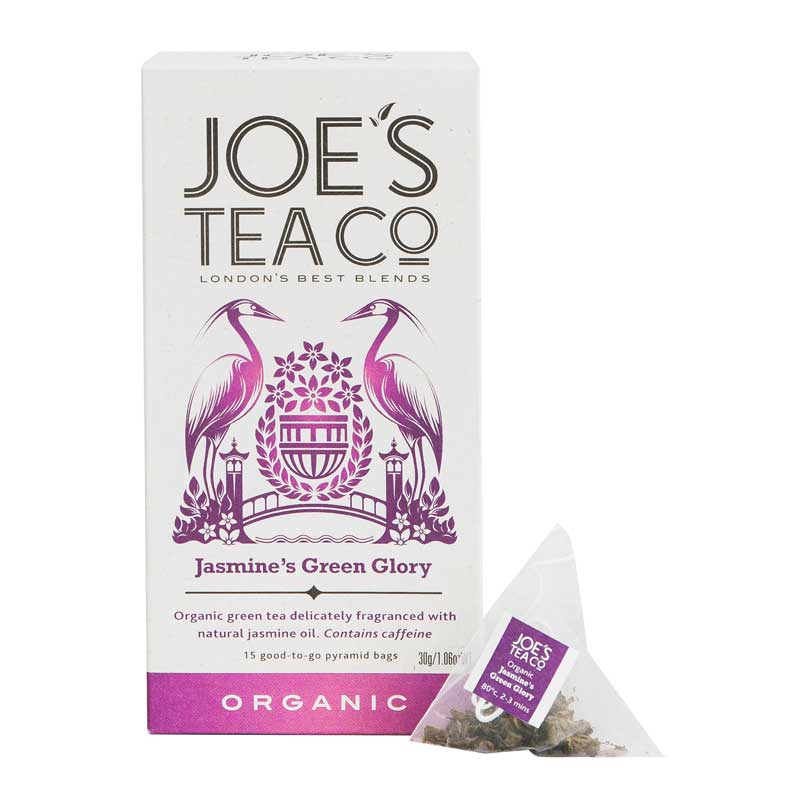 Jasmine's Green Glory 15p tepåsar – grönt te