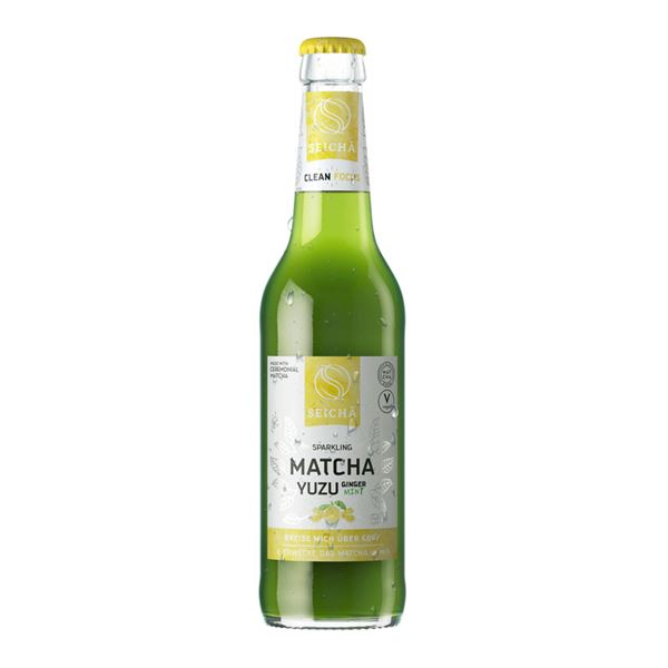 Sparkling matcha yuzu, ingefära & mynta – 33cl (24st)