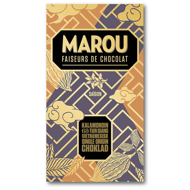 Mörk choklad med kalamondincitrus 68%