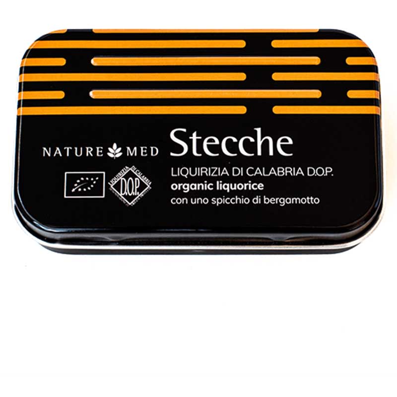 Stecche al Bergamotto – lakritssticks med bergamott