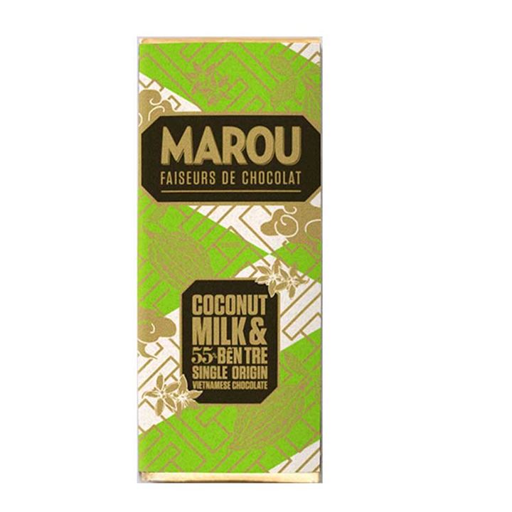 Bild på Mörk mjölkchoklad med kokosmjölk 24g - 55%