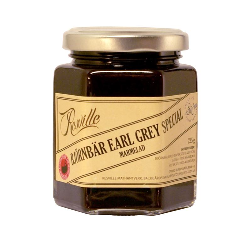 Björnbärsmarmelad med Earlgrey och äpple