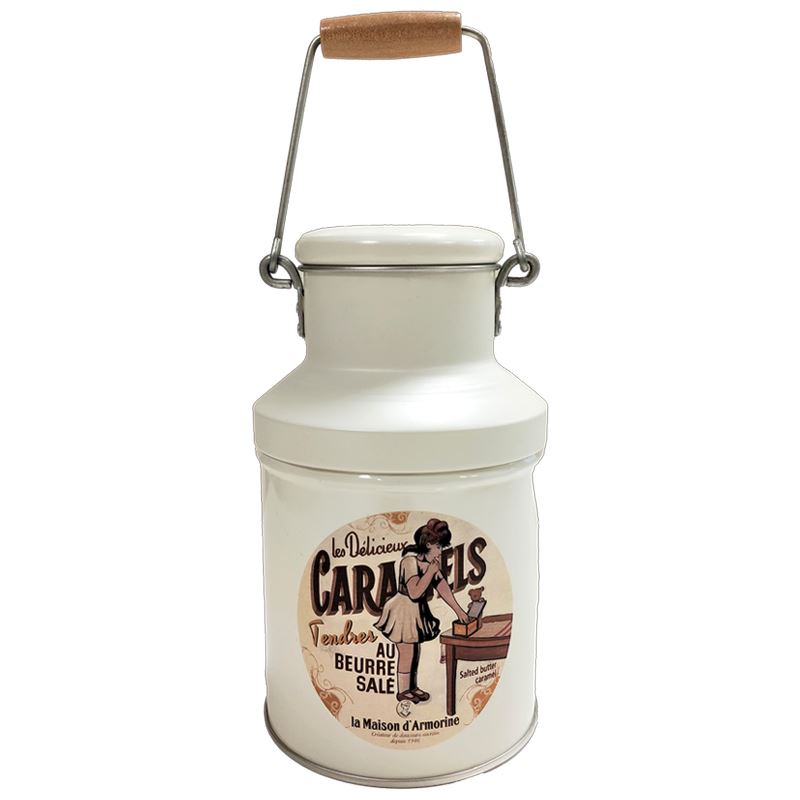 Smörkolor med havssalt i mjölkkanna