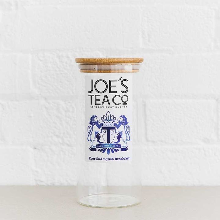 Bild på Tom glasburk för Ever so English Breakfast-teet