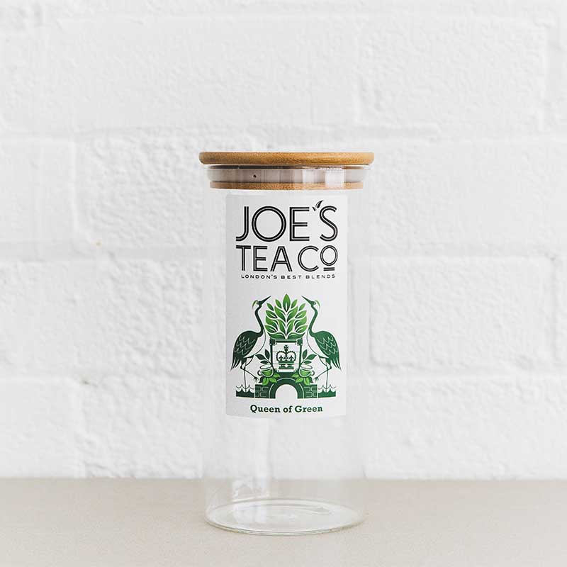 Tom glasburk för The Queen of Green-teet