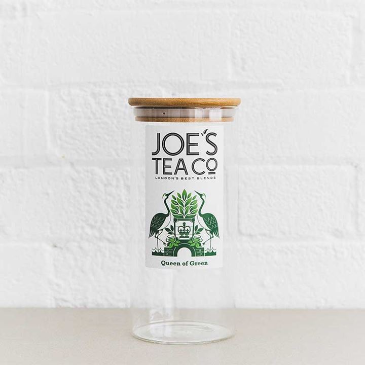 Bild på Tom glasburk för The Queen of Green-teet