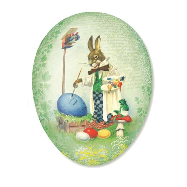 Bild på Påskägg konstnärskanin – 18 cm