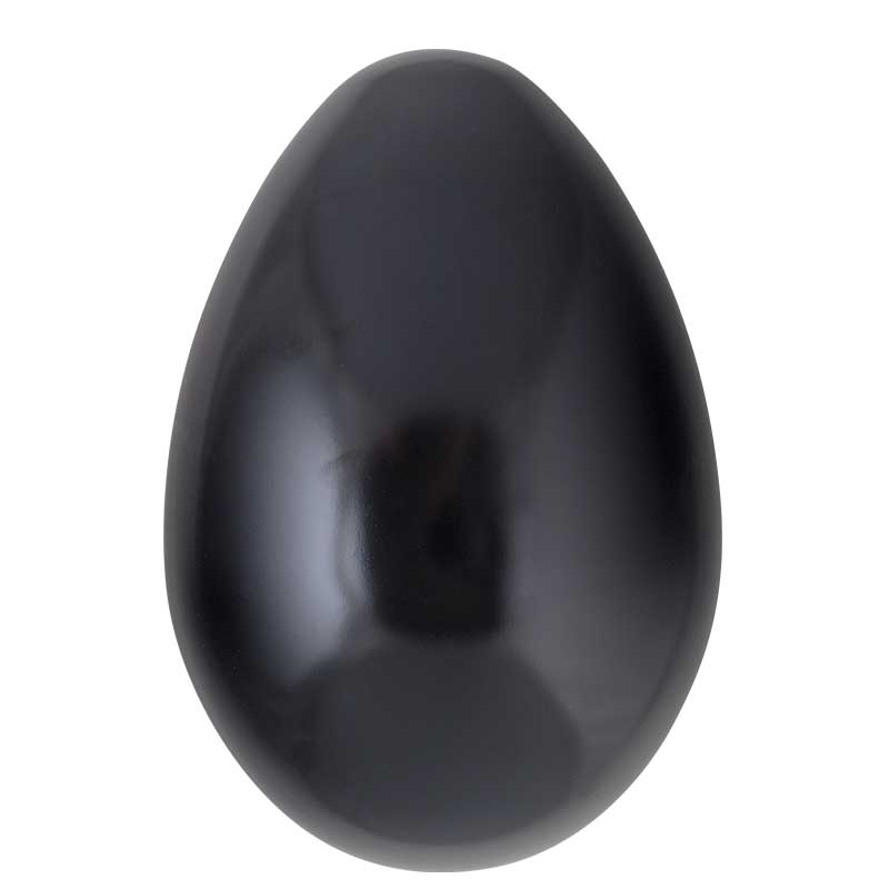 Svart påskägg i metall – 25 cm