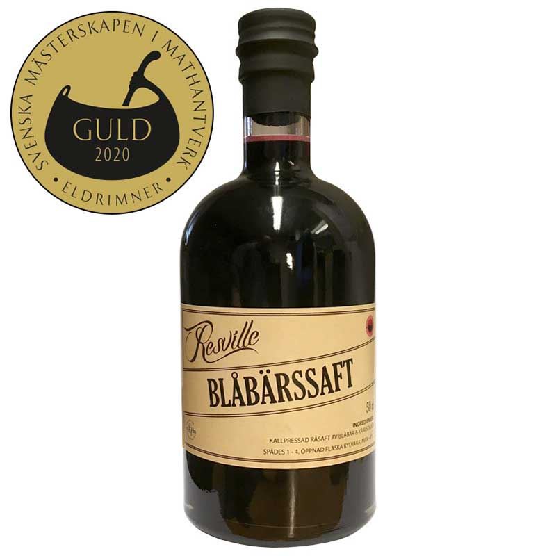 Kallpressad blåbärssaft – 50cl