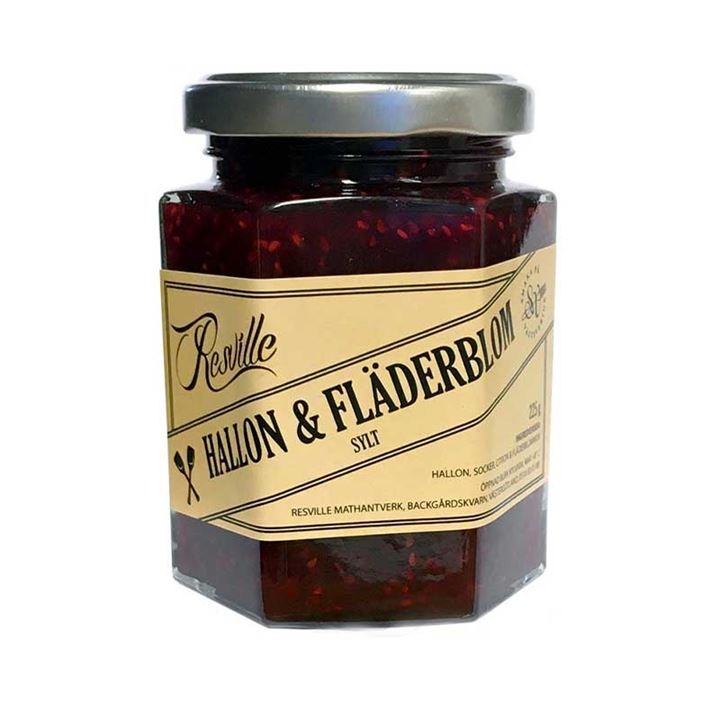 Bild på Hallon- och flädersylt