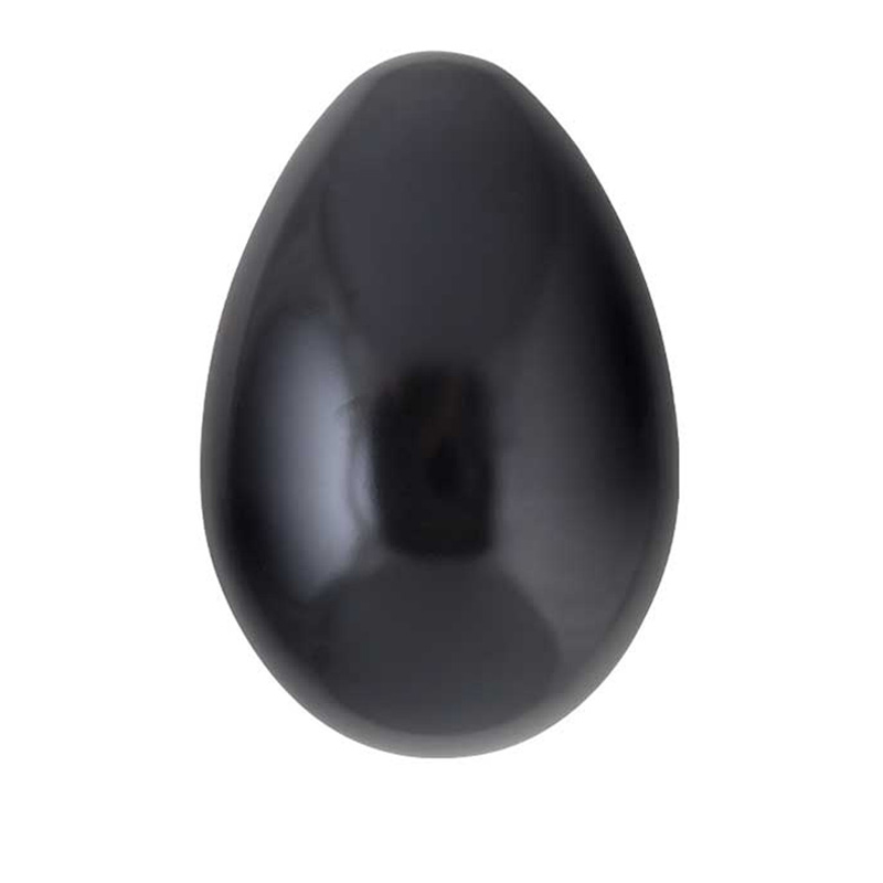 Svart påskägg i metall – 15 cm