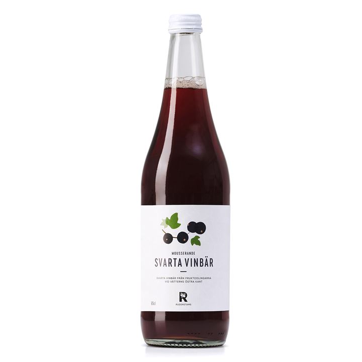 Bild på Mousserande svarta vinbärsdryck – 63cl (12st)