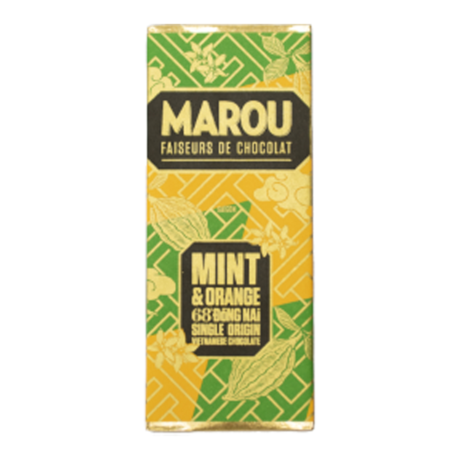 Mörk choklad med chokladmynta & apelsin 24g – 68%