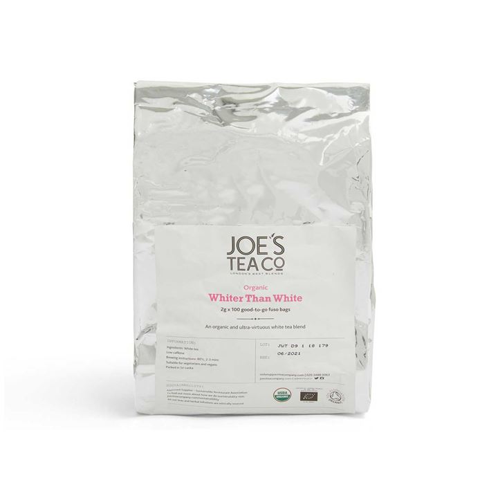 Bild på Whiter Than White 100p tepåsar – vitt te