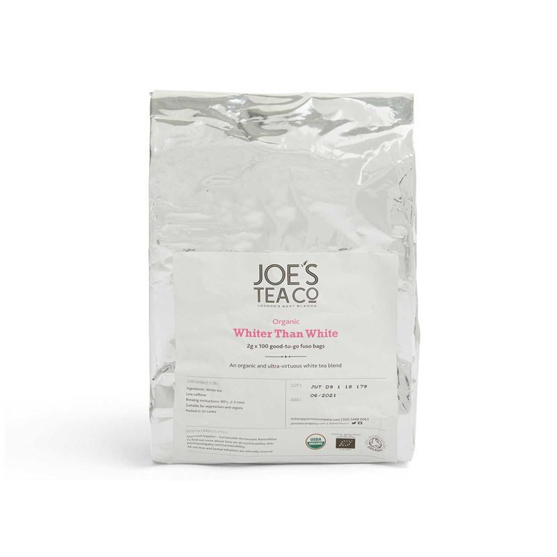 Whiter Than White 100p tepåsar – vitt te