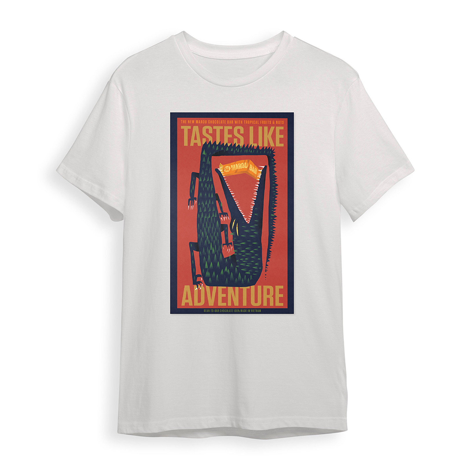 Bild på T-shirt med Maroumotiv