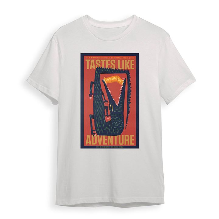 Bild på T-shirt med Maroumotiv