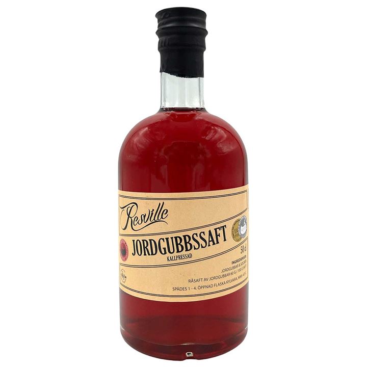 Bild på Kallpressad jordgubbssaft – 50cl