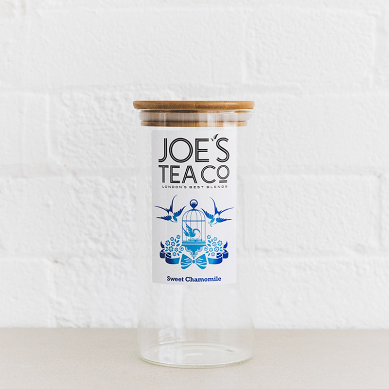 Tom glasburk för Sweet Chamomile-teet