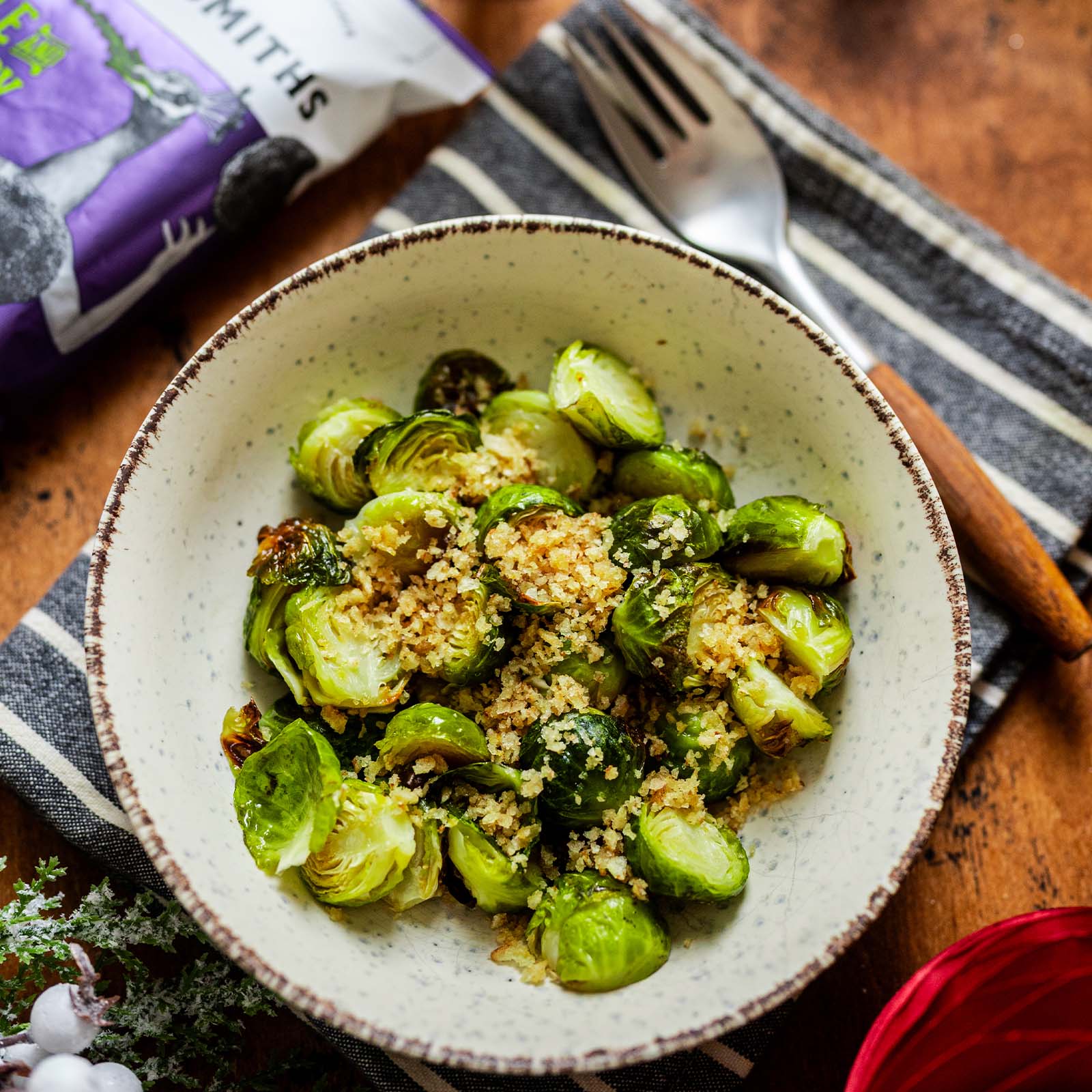 Ugnsrostade brysselkål