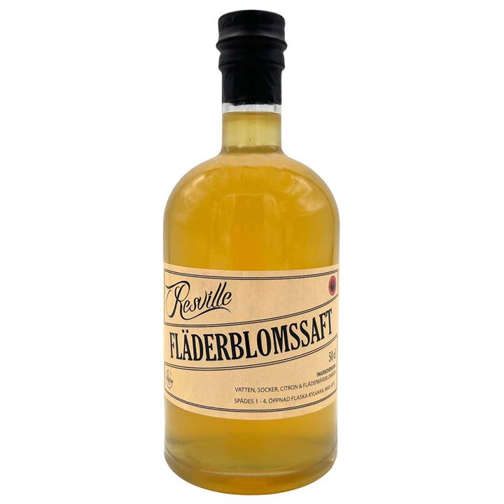 Bild på Kallpressad fläderblomssaft – 50cl