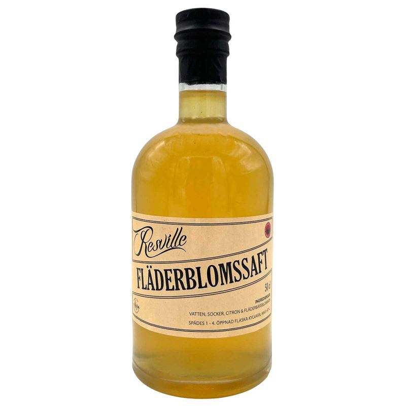 Kallpressad fläderblomssaft – 50cl