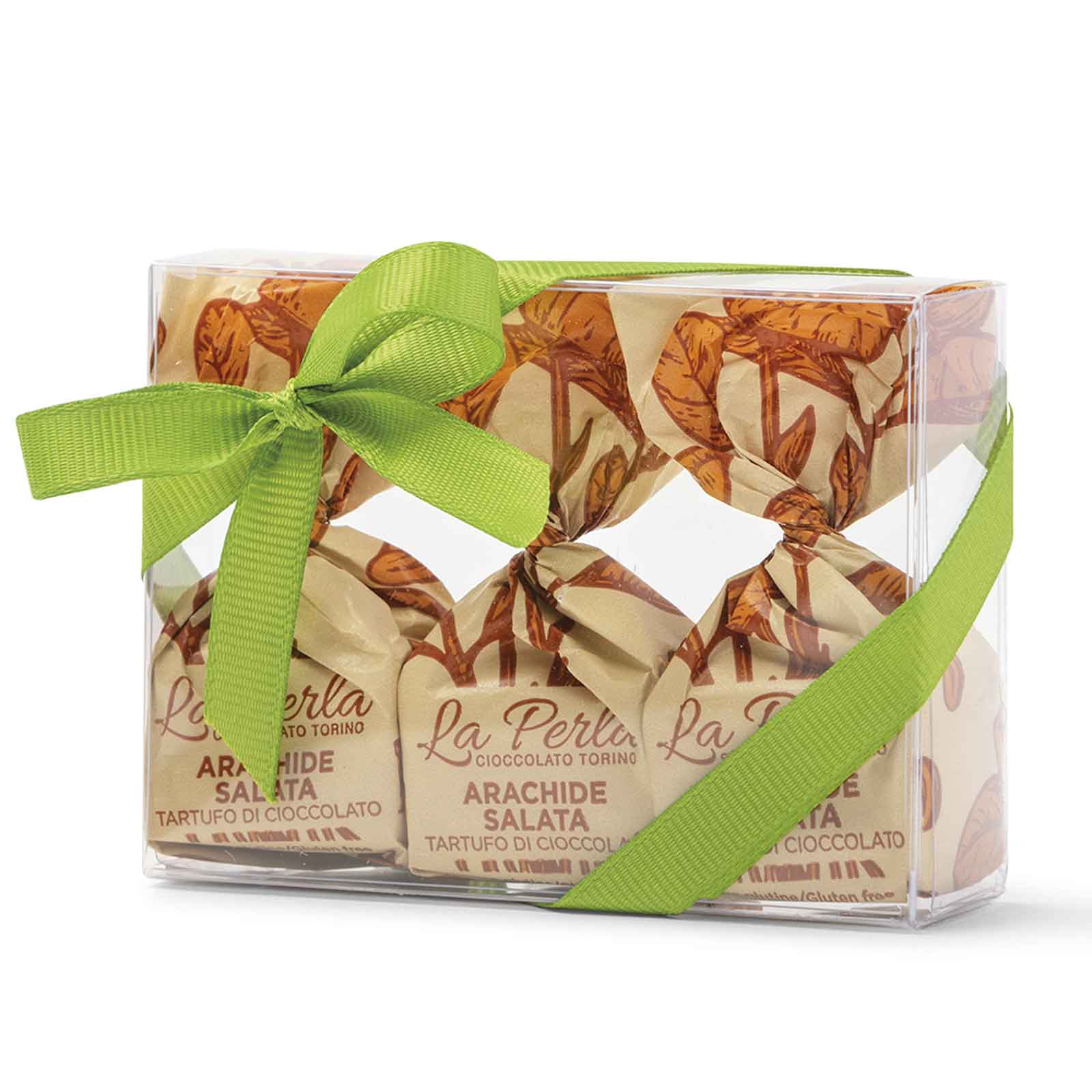 Presentask chokladtryfflar - jordnötter, salt & karamell