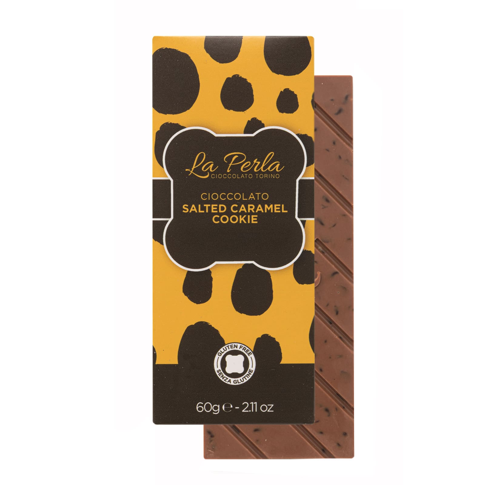 Ljus choklad med salt karamell & kakkrisp