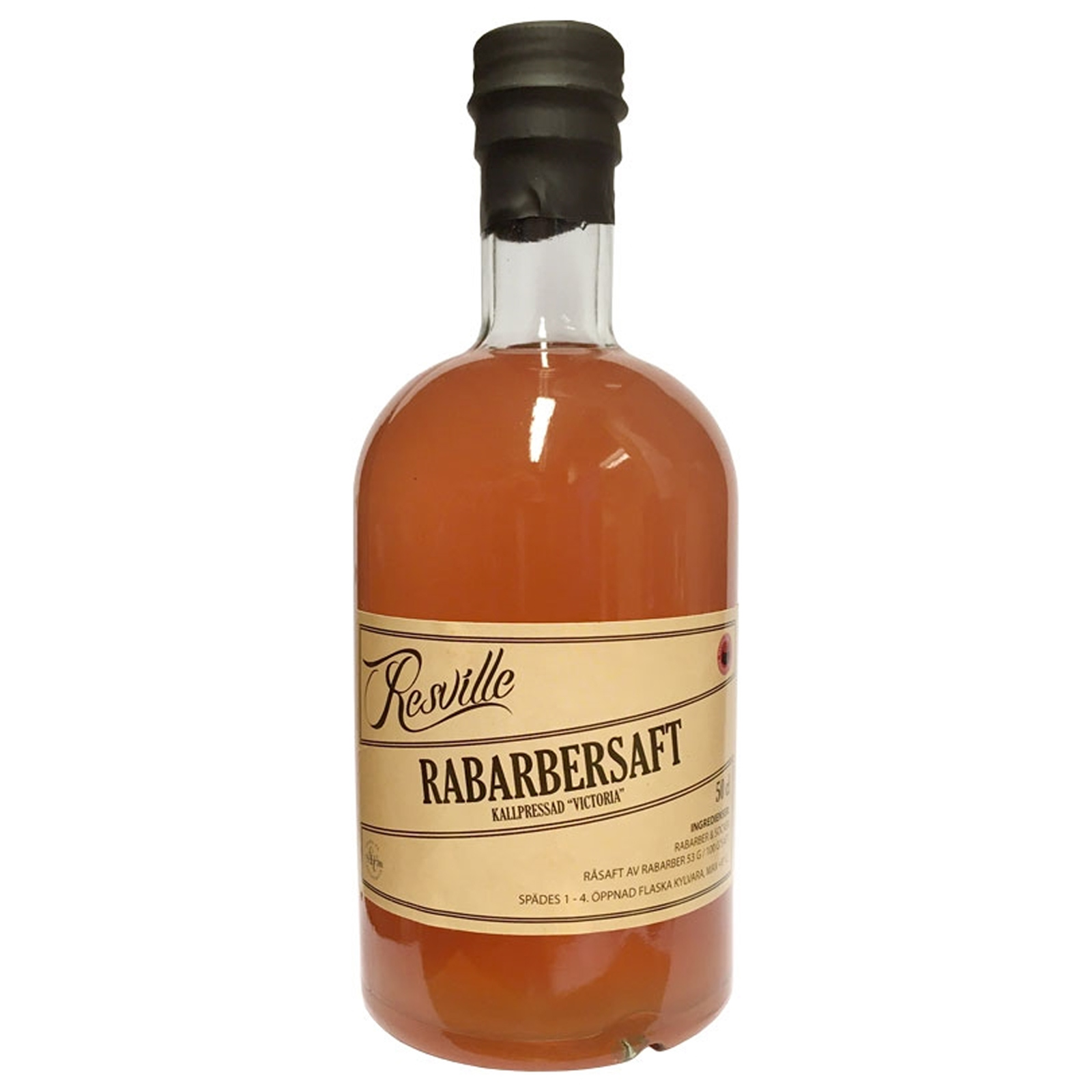 Kallpressad rabarbersaft Victoria – 50cl
