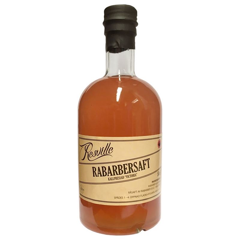 Kallpressad rabarbersaft Victoria – 50cl