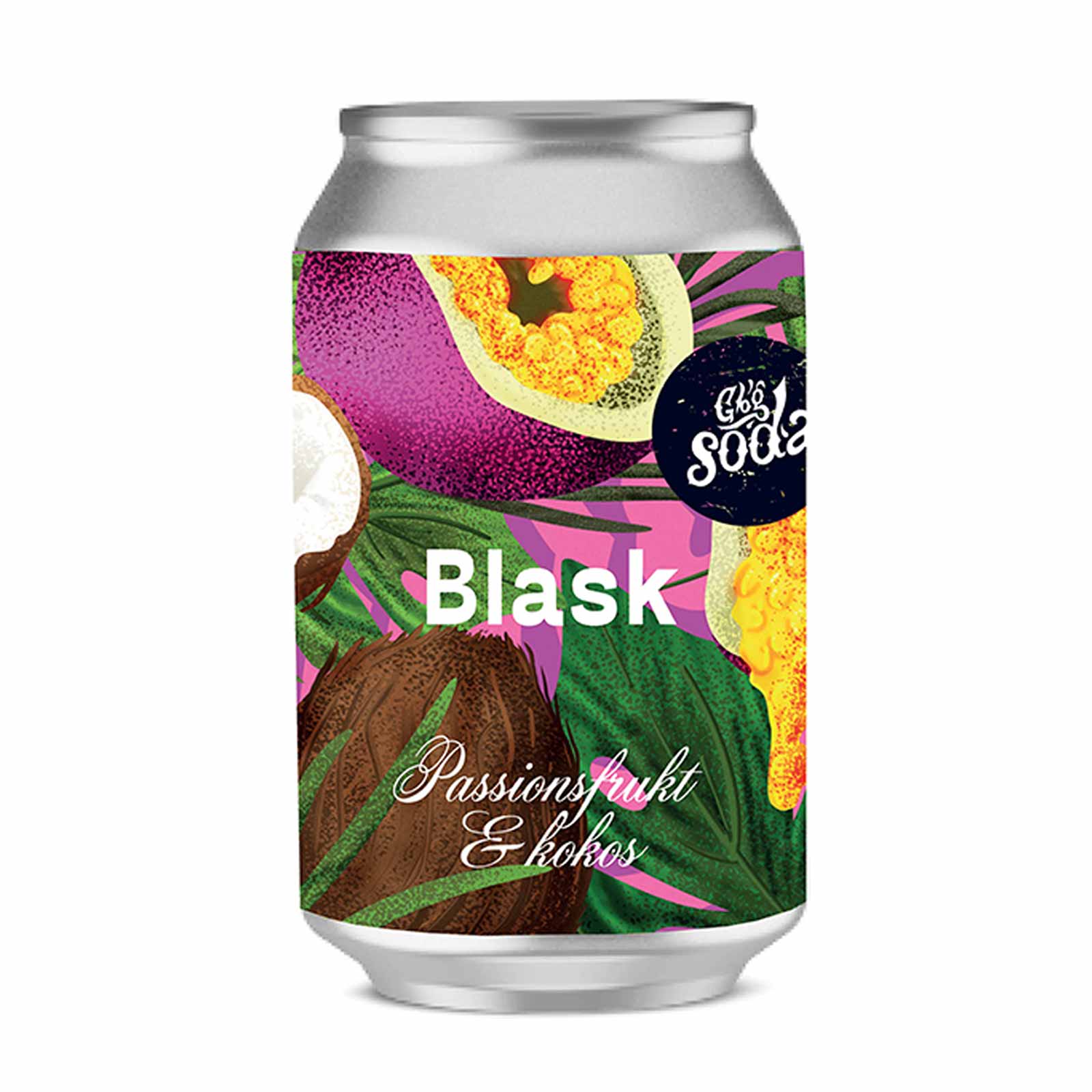 Läsk med passionsfrukt & kokos – 33cl