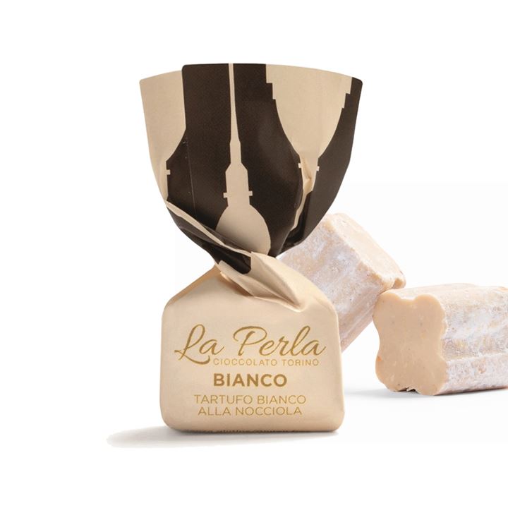 Bild på Vit chokladtryffel med hasselnötter