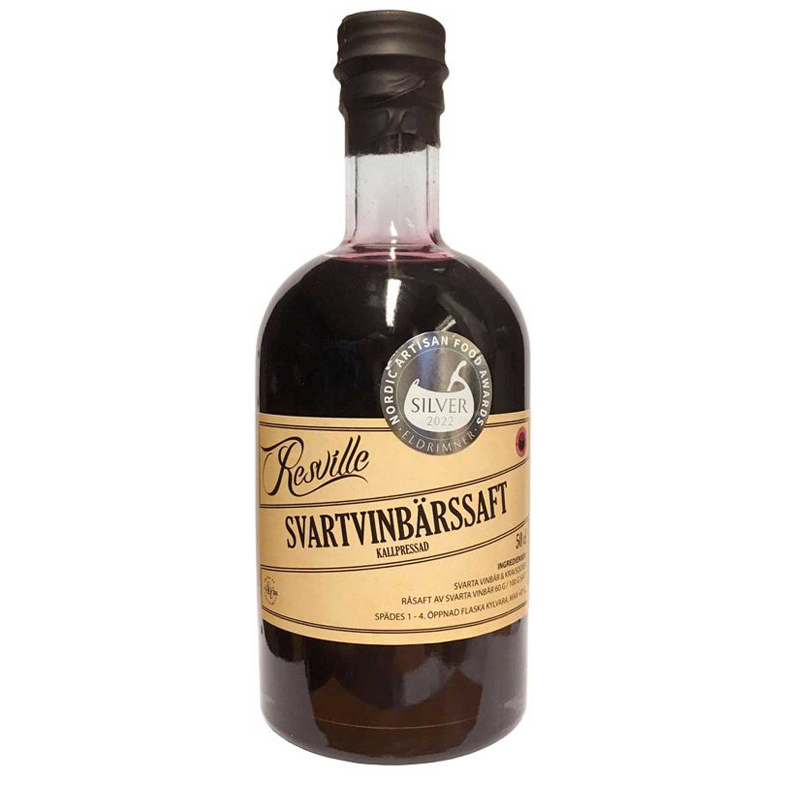  Kallpressad svartvinbärssaft – 50cl