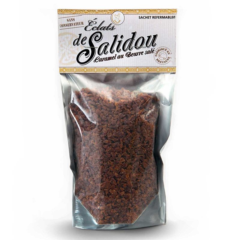 Knäckigt kolaströssel med havssalt