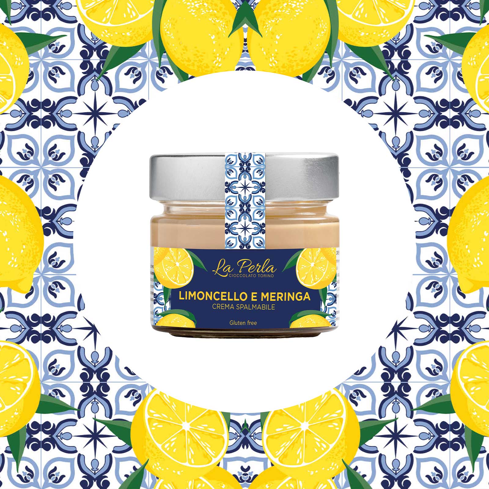 Limoncellocréme med mandel och maräng