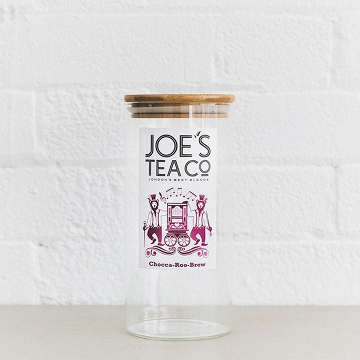 Bild på Tom glasburk för Chocca Roo Brew-teet