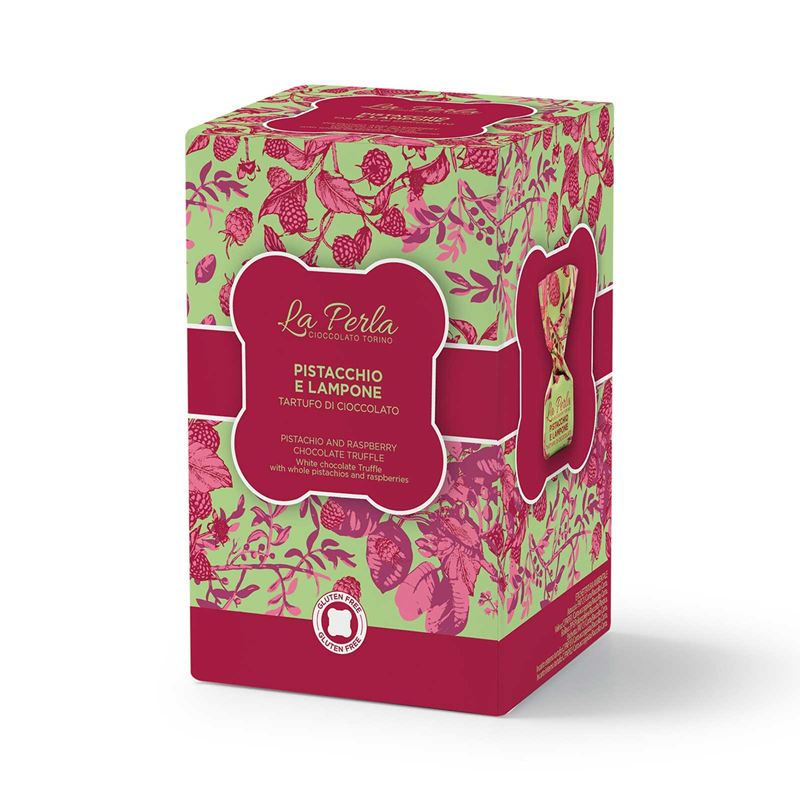 Presentask chokladtryfflar - hallon & pistage