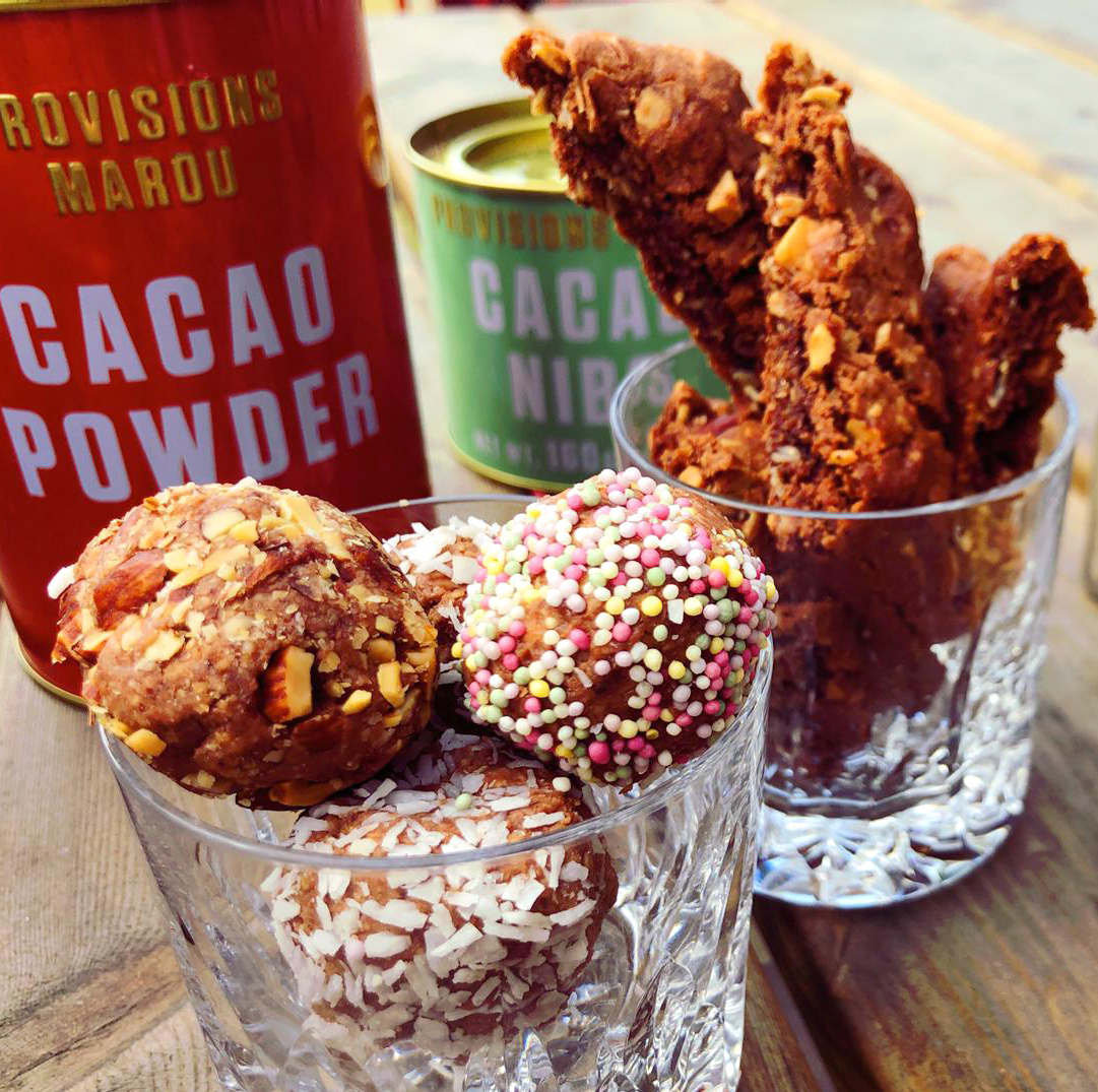 Chokladbollar med lakrits