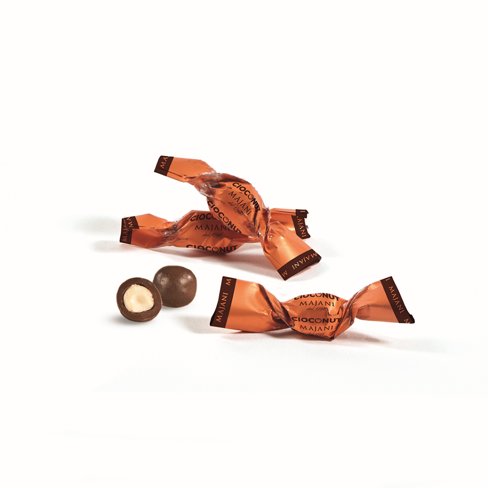 Bild på Mjölkchokladdoppad hasselnöt