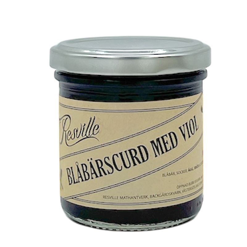 Blåbärscurd med Viol