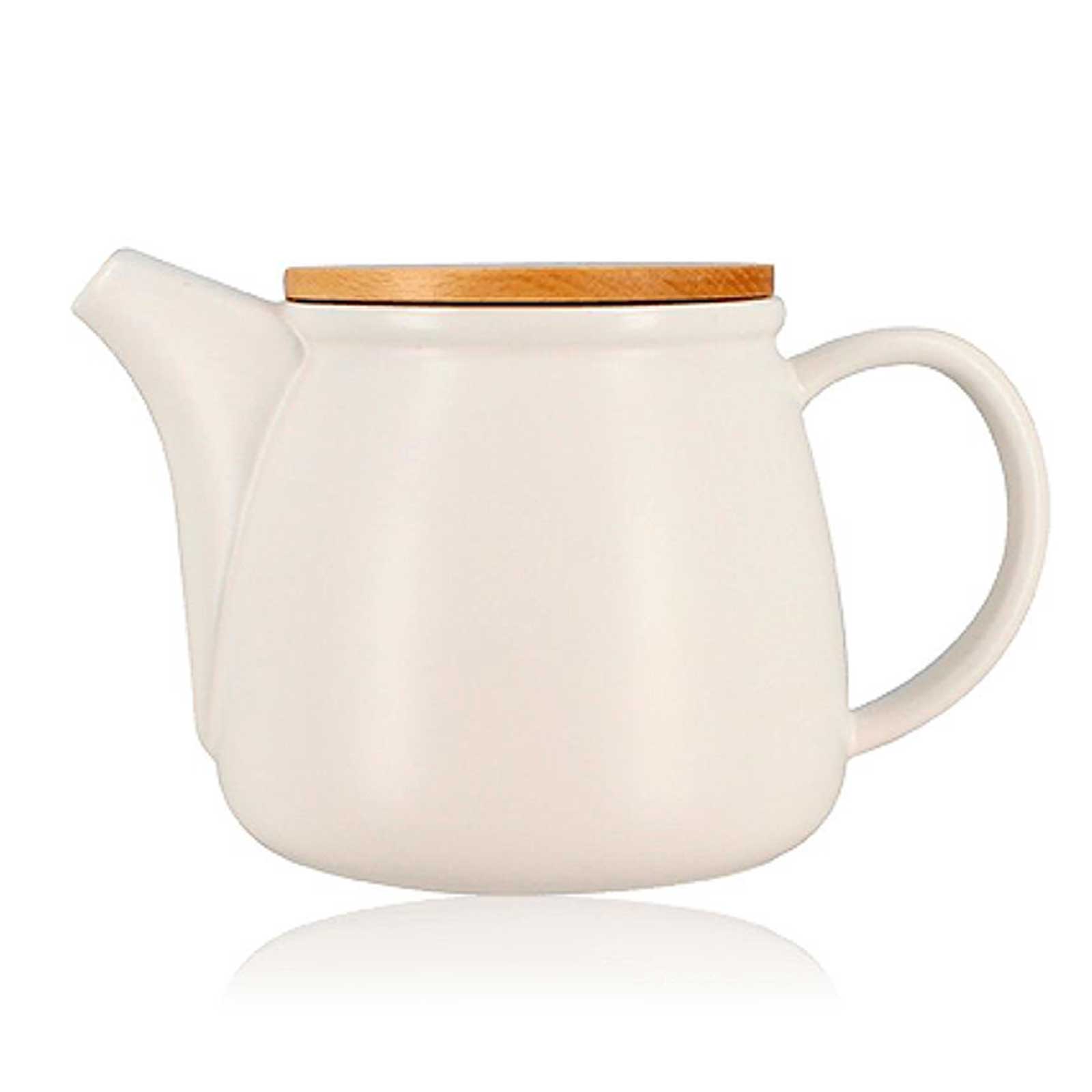 Vit tekanna med filter – OGO Living