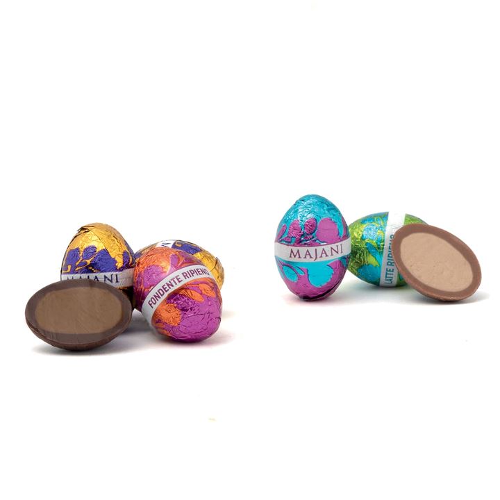 Bild på Chokladägg mix – mjölk- & mörk choklad 7g