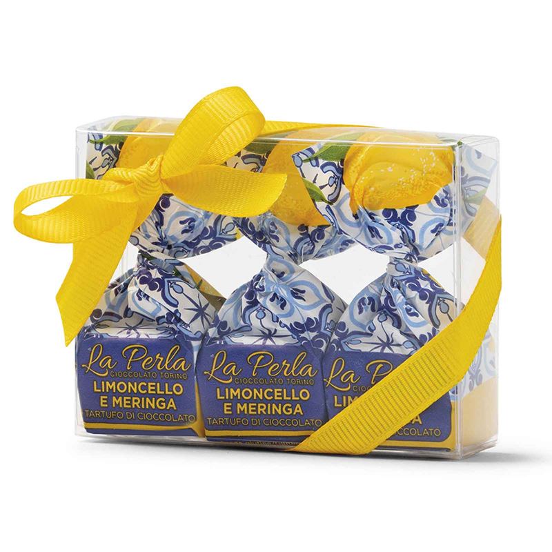 Presentask chokladtryfflar - limoncello & maräng