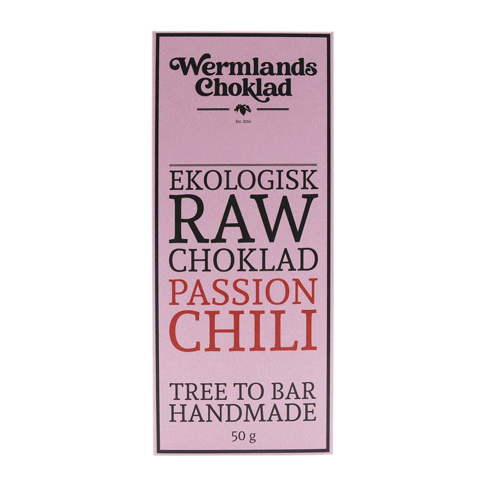 Rawchoklad chili & passionsfrukt 73%