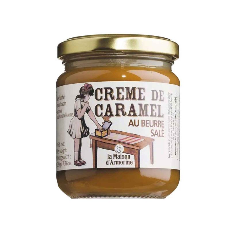 Smörkolasås med havssalt