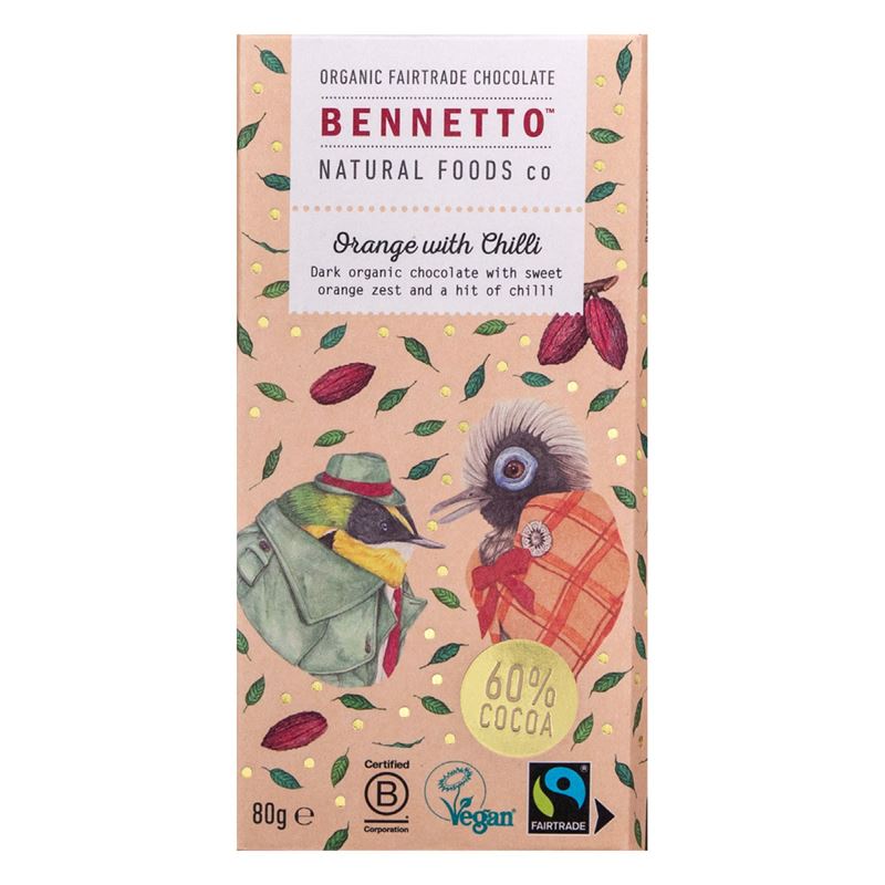 Mörk choklad med apelsin & chili 60%