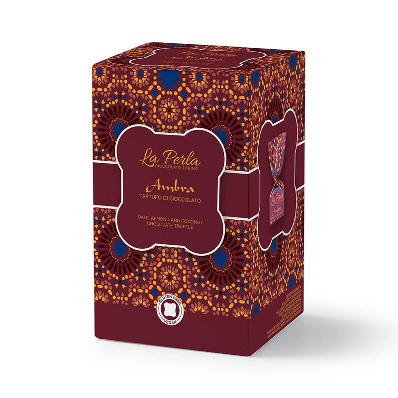 Presentask chokladtryfflar - dadlar, mandel & kokos